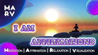 I AM POSITIVE AFFIRMATIONS. Reprogram Your Mind Before And While Sleep