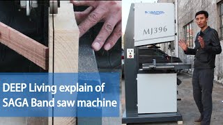 Deep explain of SAGA INDUSTRIAL BAND SAW