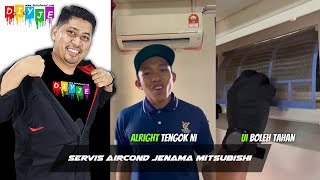 Servis aircond jenama Mitsubishi