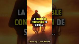 La DEBATIBLE CONCLUSIÓN de SUKUNA 💀 #jujutsukaisen #jjk #jjkedit