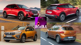 2021 Dacia Sandero Stepway vs 2021 Peugeot 2008 (technical comparison) #DaciaSandero #Peugeot2008