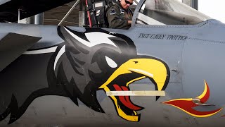 144th Fighter Wing F-15 Eagles & F-35A Lightning II Fighters Take-off For CA ANG Valley Thunder 2021