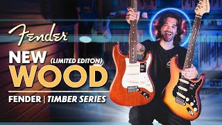 Fender Strat Timber Collection | Sassafras, Spruce & Sugar Pine OH MY!