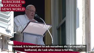 POPE FRANCIS Asks Who is Jesus for You?