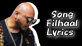 Song Filhaal (Lyrics) By B Praak #youtube #viral #youtubevideo