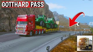 NEW MAP! Driving On The Saint Gotthard Pass, Switzerland In Truckers Of Europe 3 | Truck Gameplay