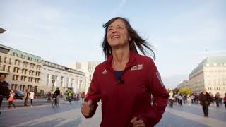 The BMW BERLIN-MARATHON and the Berlin Wall through the eyes of Uta Pippig