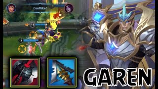 GAREN STONG LANE BUILD | GAREN SPLIT PUSH GAMEPLAY | GAREN LEAGUE OF LEGENDS WILD RIFT | GAREN TELE