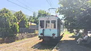 viaggio a bordo della A2 ex FEVF ora-predazzo sulla ferrovia Genova-casella da Genova a casella