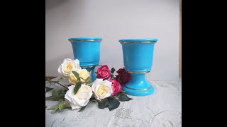 Como fazer vaso para decoração ,ideia criativa e inedita