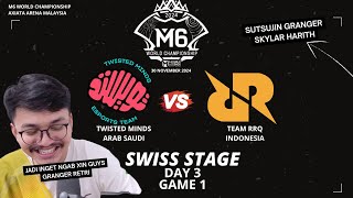 RRQ VS TWSITED MINDS❗️GAME 1 BO 3❗️M6 SWISS STAGE WORLD CHAMPIONSHIP❗️