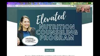 Nutrition Counseling Academy Offerings