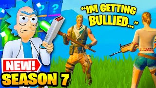 Giving A 9 Year Old That Was Getting Bullied The FULL Battle Pass!