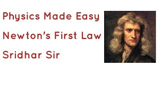 Newton's First Law of Motion