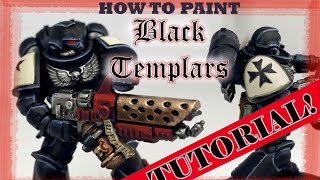 Warhammer 40k painting for beginners! Black Templar Infernus Marine guide