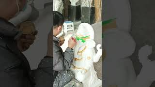 Stone carving coloring