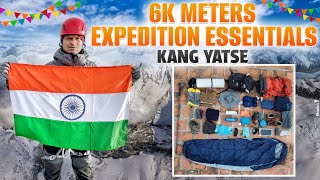 High altitude & 6k Meters trek essentials | Gear for Kang Yatse | Batasari travel tales