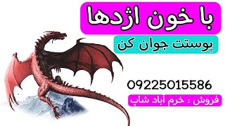 جوانسازی پوست با خون اژدها ، ماسک هیدروژلی خون اژدها ومپایر