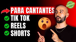 🎤✅ Cómo CRECER en TIK TOK, REELS Y SHORTS 🚀[SÓLO para CANTANTES]