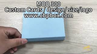 Cards packaging box