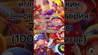 Самый худший и лучший скин;ценовая категория 29 гемов(1000кредитов) #brawlstars #рек