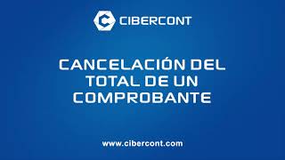 CANCELACIÓN DEL TOTAL DE UN COMPROBANTE DE COMPRA