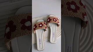 punch needle slipper #punch_needle  #punchneedleart #خياطة