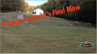 2022 Final Mow / 3 Large Property’s