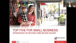 Top Five for Small Business: Strategies to Recruit and Retain Talent