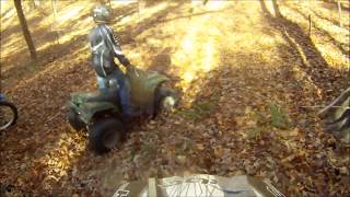 Dirt biking at gun club Gopro Hero