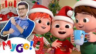 We Wish You a Merry Christmas | Christmas Songs | @CoComelon | MyGo! Sign Language For Kids | ASL