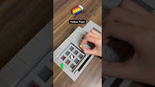 Crafting Minecraft Rainbow Bed BUT Lego? #shorts