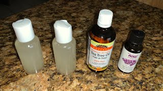 HOW TO MAKE HOMEMADE NATURAL SANITIZER/ كيف اعمل  المطهر مع الصبار