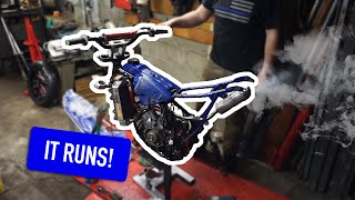 IT'S ALIVE!! Yamaha YZ85 Street Legal Supermoto Build #2