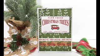 DIY Farmhouse Style Christmas Card