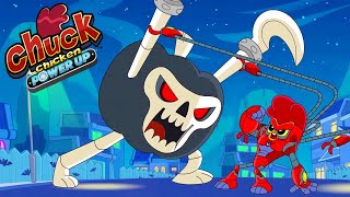 Chuck Chicken Power Up - Chuck, Halloween and Fast Food 🎃 Halloween 🔴 Live | Chuck Chicken Cartoons