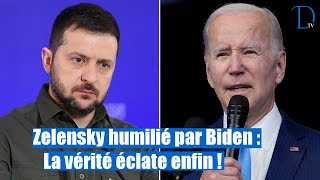 Zelensky trahi par Biden? : L'alliance USA-Ukraine s'effondre ?