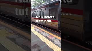 naik kereta tut tut tut #naikkereta #shorts