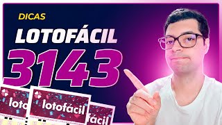 DICAS E ANÁLISES PARA LOTOFACIL 3143 - 16 JOGOS PRONTOS!