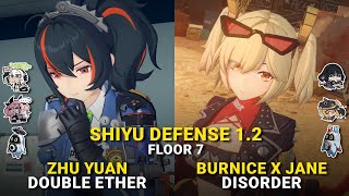 M0 Zhu Yuan & M0 Burnice + M0 Jane | Shiyu Defense Critical Node 1.2 Floor 7 | Zenless Zone Zero