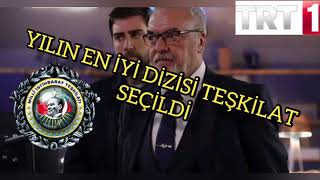 Teşkilat 13. Bölüm öncesi YILIN EN İYİ DİZİSİ SEÇİLDİ