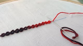 Basic single stitches for beginners, Hand embroidery for beginners