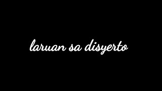 laruan sa disyerto / banayad ang titos Riders.