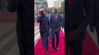 Abass FALL, nouveau Ministre du travail et des relations avec les institutions, avec le PM O. SONKO