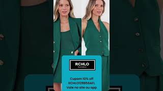 Cupom RCHLO129856AFL ganhe 10% off  #riachuelo