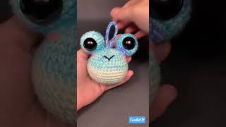 Keychain Crochet Froggie