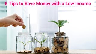 6 tips to save money with a low income|Save Money tips