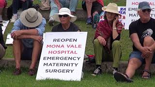 SAVE MONA VALE HOSPITAL RALLY - private patients vs public.