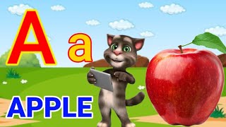 Phonics song with Two Words - A For Apple B For Ball - ABC Alphabet song with sounds for children