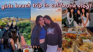 senior year GIRLS ROAD TRIP vlog! CALIFORNIA trip: sunsets beach food: san diego travel vlog 24